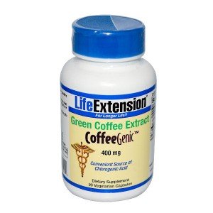 Life Extension 400mg CoffeeGenic green coffee extract GCA