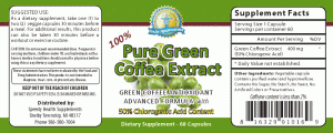 Doctor Recommended 100% Pure Green Coffee Extract